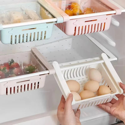 Fridge Organizer Storage Box Creative Multifunctional Refrigerator Drawer for Fruit Egg Food Plastic Storage Container Shelf