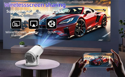 2025 Hot New Projector 4K Bluetooth 5.0 Dual Wifi6 260ANSI All Winner Support 1080P 1280*720P Mini Home Cinema Outdoor Projetors