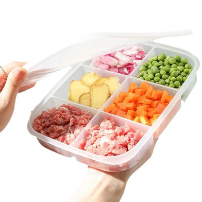 fridge Food retain freshnessBoxes Meat and vegetables Refrigerated container StackableKitchen food classification tool