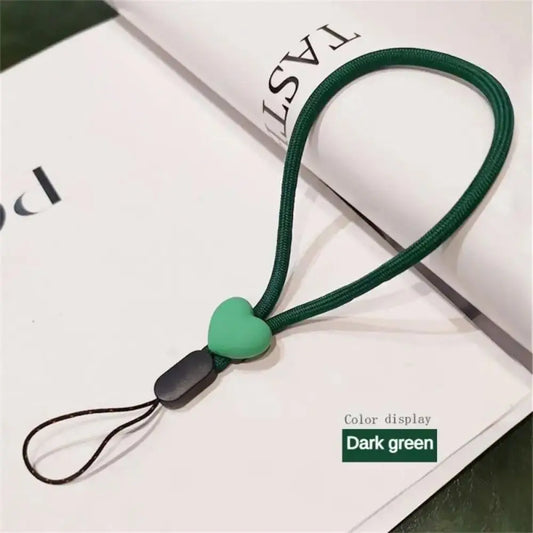 love Mobile Phone Phone Strap New Colorful Adjustable Elastic Mobile Phone Lanyard Short Wrist Strap Phone