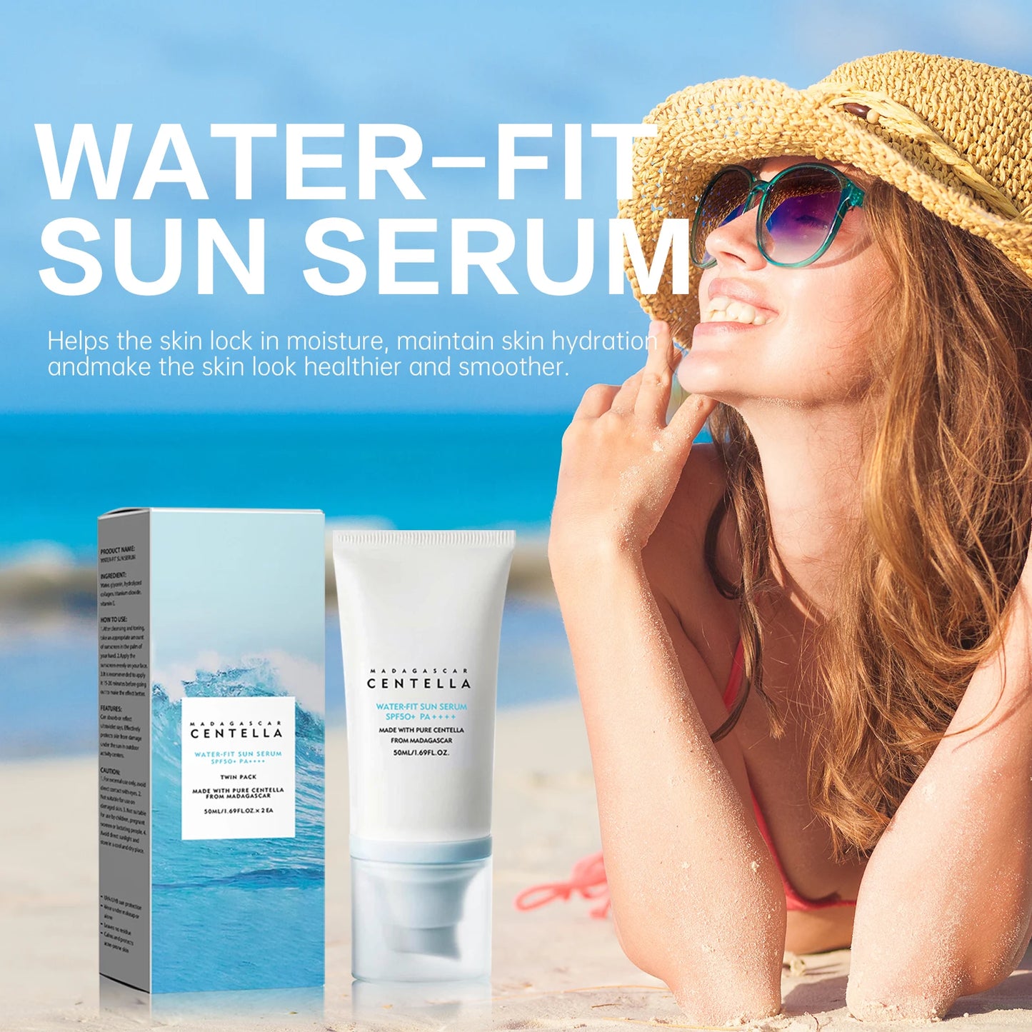 Facial Sunscreen 50+Solar Sunblock Skin Whitening Cream Korean body lotion Moisturizing Protector Care Body Sunscreen