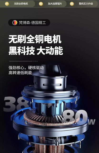 Electric lawn mower Small household lawn Lithium battery rechargeable  mower High power lawn mower