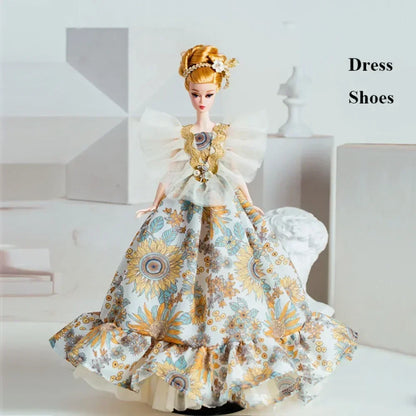 Elegant Doll Party Clothes High Quality Fashion 10 Styles Plush Coat Casual Wears Doll Dresses 11.5