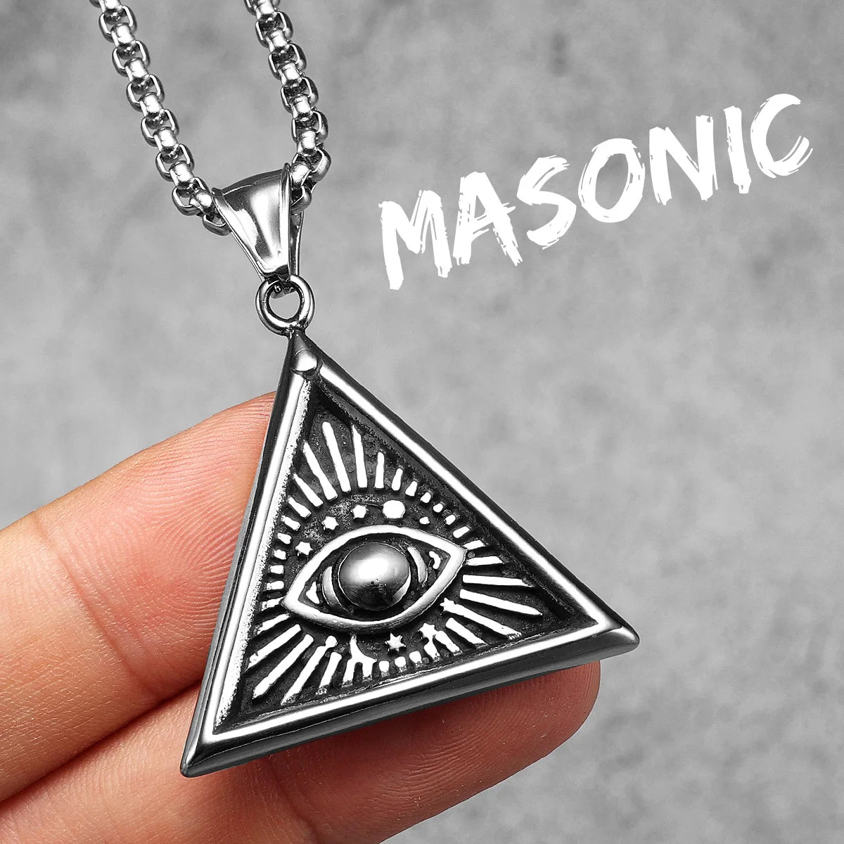 Salomon Masonic Star of David Stainless Steel Men Necklaces Pendant Chain Punk New in For Women Fashion Jewelry Gifts Wholesale