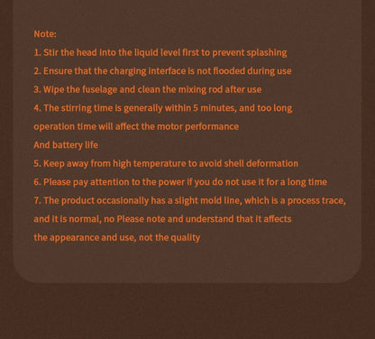 Bincoo Electric Milk Frothers Handheld Wireless Blender USB Mini Coffee Maker Whisk Mixer Cappuccino Cream Egg Beater Blender