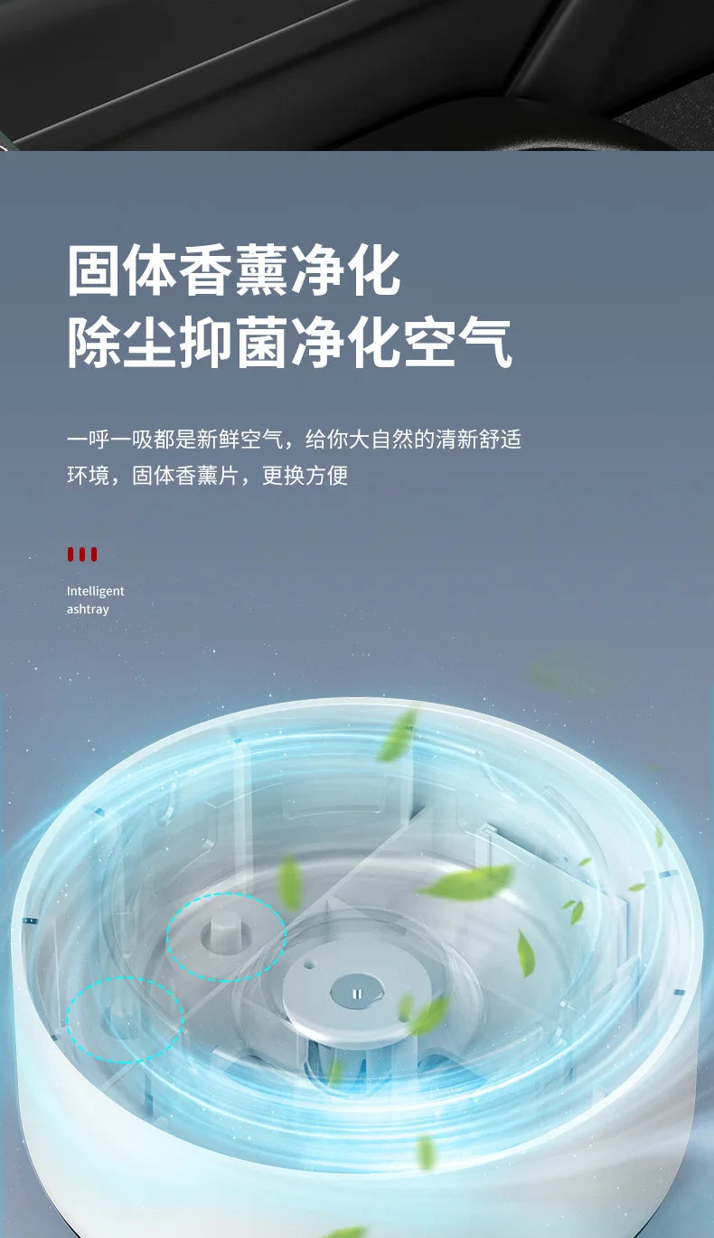 Smart Air Purifier for Smoke Odor Removal with Multi Filtration System Indoor Office Living Room Ashtrays Smoking Accessories