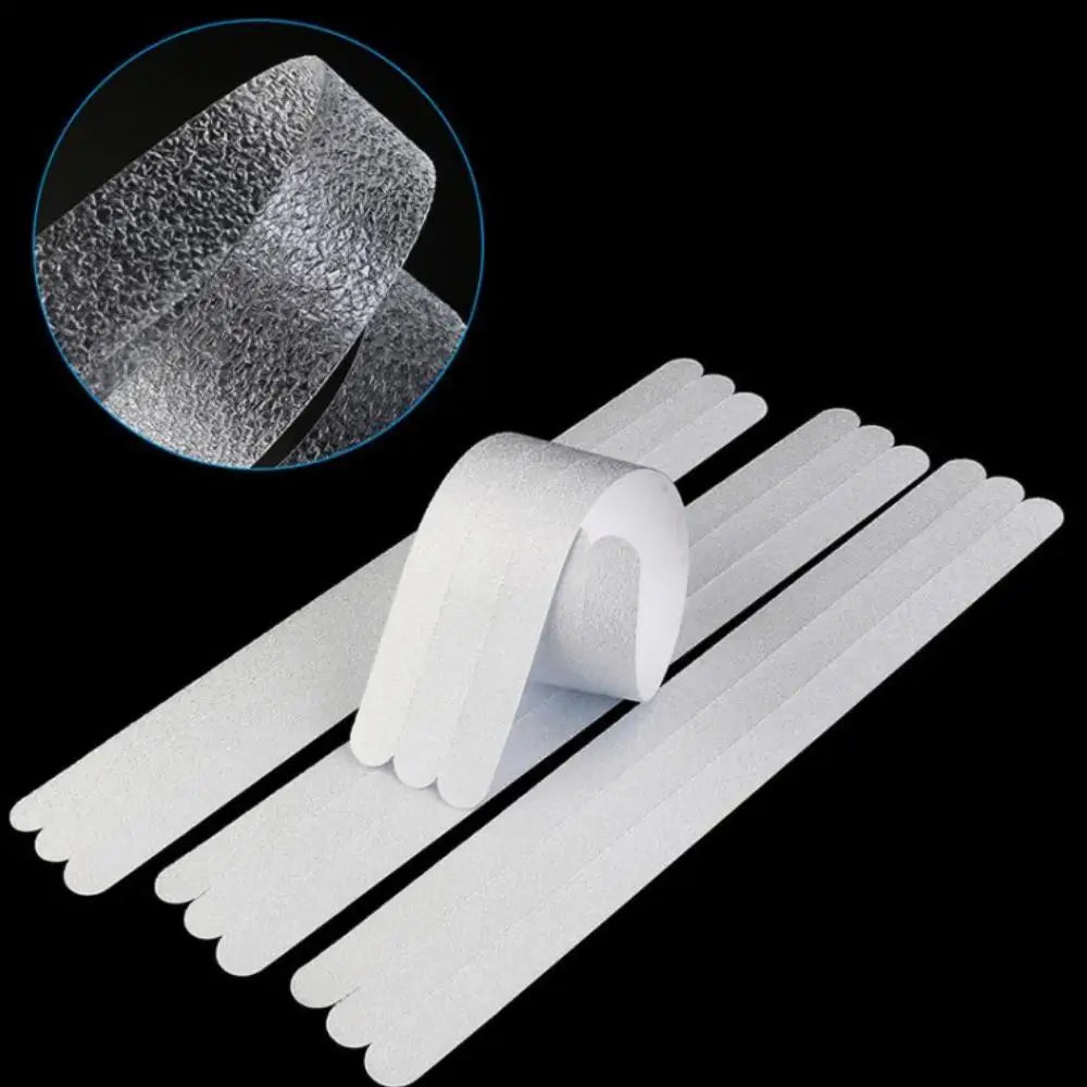 New Anti-Slip Strips Shower Stickers Bath Safety Strips Transparent Non Slip Strips Stickers for Bathtubs Showers Stairs Floors