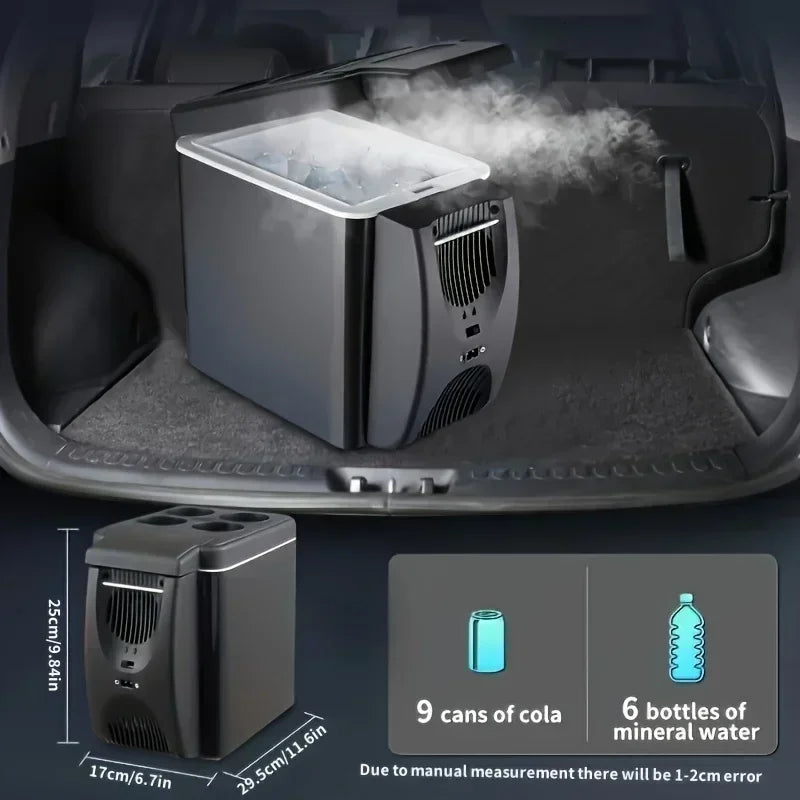 Wholesale Car Fridge 6L Mini Portable Insulated Electronic Ice Box 6L Refrigerator Air Conditioner Automobile Accessories New