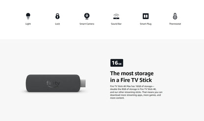 Amazon Fire TV 4K MAX, Android TV Box, Netflix 4K Streaming stick with wifi 6E.16GB Storage All NEW