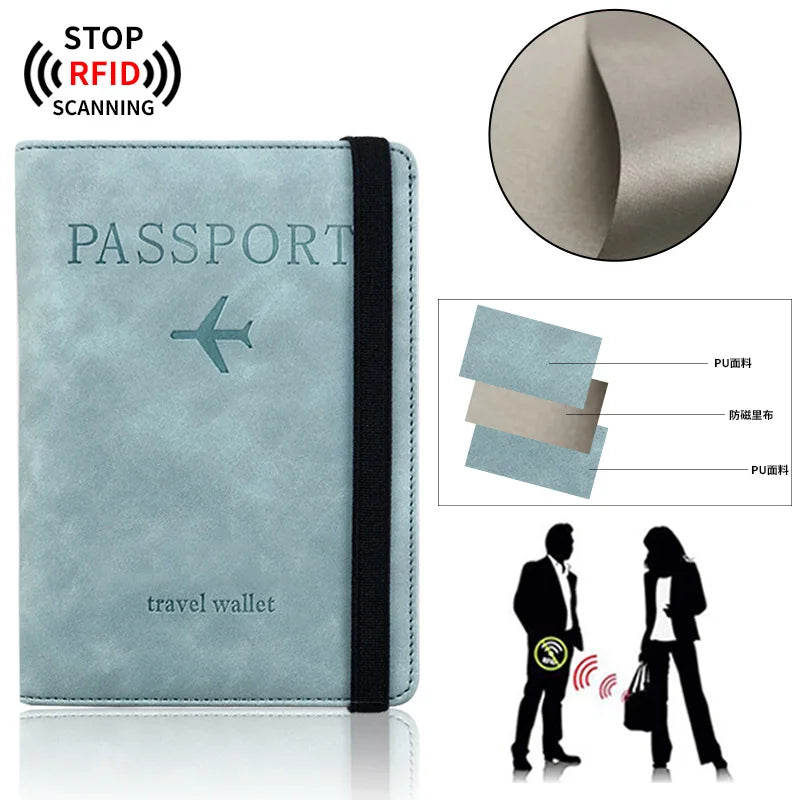 Passport Holder for Travel Essentials  Passport Wallet Cover Case for Travel  Accessories,Passport Book Holders for Women/Men