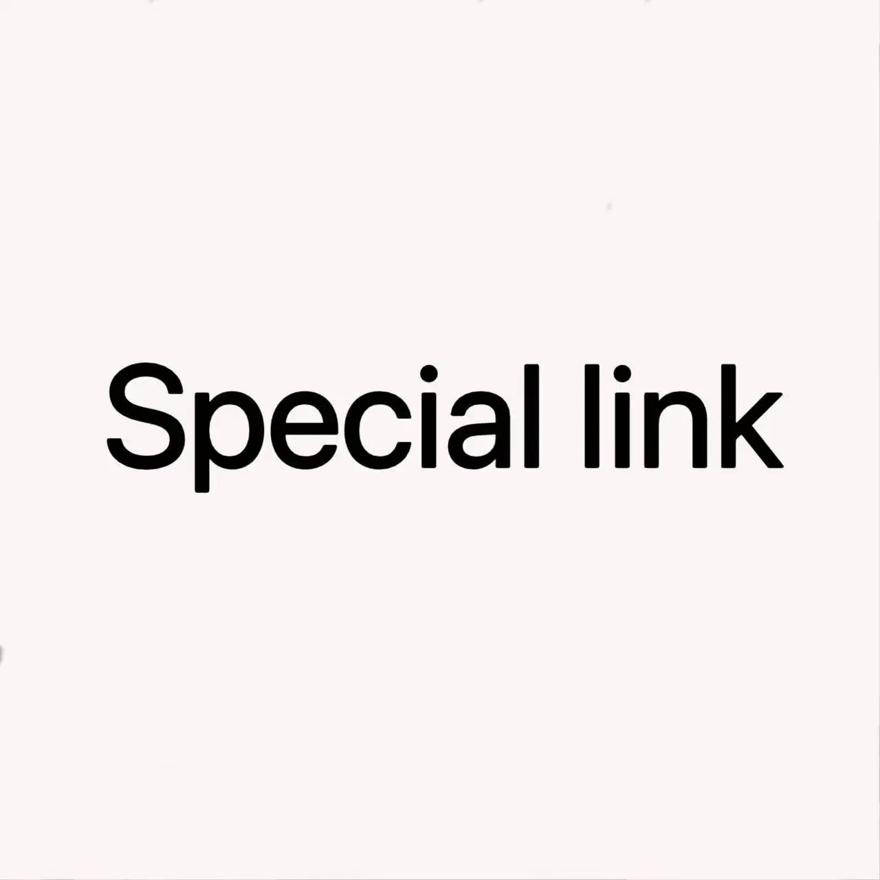 Special link, do not purchase.