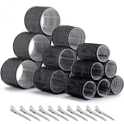 Hair Roller No Harm To Hair Magic Curler Natural Curling No Heat Hair Bangs Volume Self-adhesive Hook & Loop DIY Styling Tools