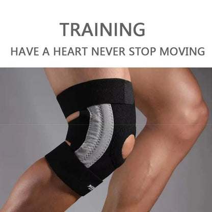 Elastic Adjustable Knee Pads Soft Anti-slip Fitness Knee Protector Breathable Comfortable Knee Brace Support Belt Volleyball