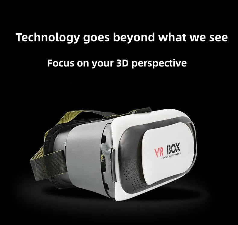 3D VR Glasses Headset Head-Mounted Adjustable VR For 4.7-6.1 Inches Android Smart Phones Virtual Reality Movie Game Helmet