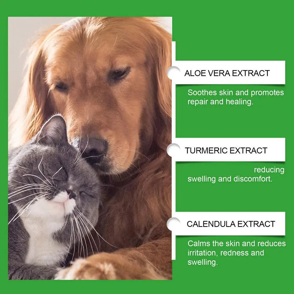 89ML Anti Itch Spray For Dogs Dogs Pets Relief Spray For Irritated Skin Dogs Pets Itching Skin Relief Safe Soothing Pet Allergy