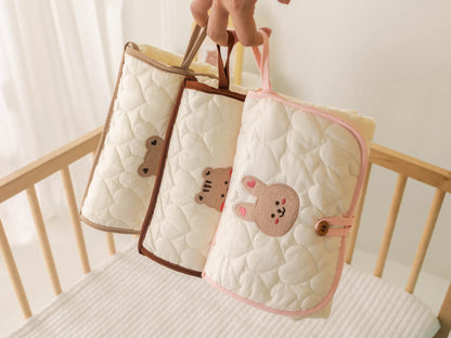 Waterproof Baby Diaper Mat Portable Cotton Changing Pad Cover for Newborn Cartoon Changing Table Baby Items