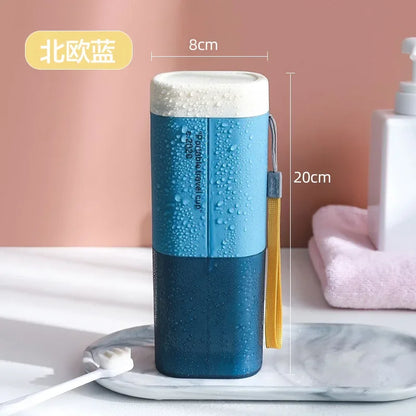 Travel Portable Toothbrush Toothpaste Holder Storage Case Box Organizer Household Storage Cup Outdoor Holder Bathroom Accessorie