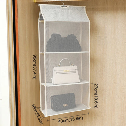 handbag storage hanging bag Organizer Wardrobe Closet Storage Transparent Three-dimensional Home Organization hanging bag
