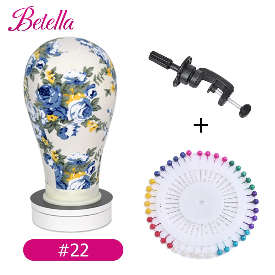 Canvas Block Head Kit Training Mannequin Wig Head Display Styling Mannequin Manikin Head Wig Stand wig head Stand