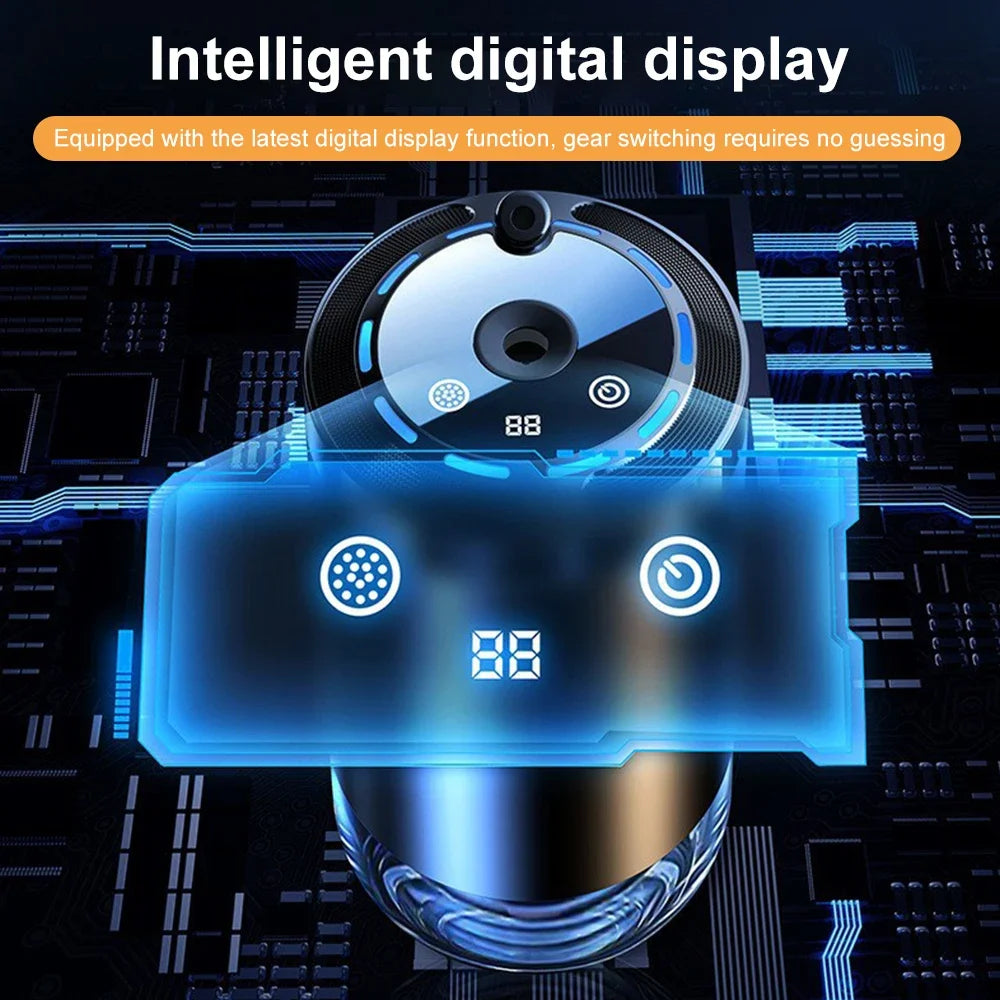 Rechargeable Car Air Diffuser Fragrance Humidifier Aroma Car Air Freshener Long Lasting Odor Eliminator Removing