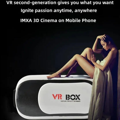 3D VR Glasses Headset Head-Mounted Adjustable VR For 4.7-6.1 Inches Android Smart Phones Virtual Reality Movie Game Helmet