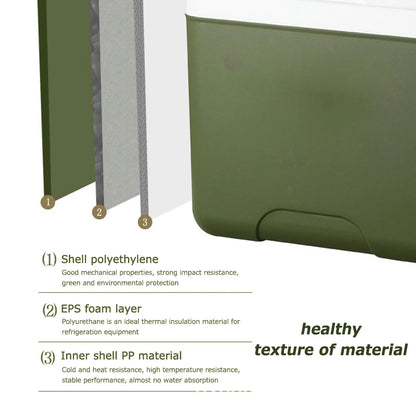 13/6L Camping Ice Box Outdoor Fridge Cooler 18L Large Capacity Portable Ice Bucket Incubator Refrigerator Car Fresh-Keeping