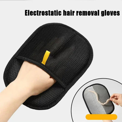 Portable Pet Grooming Brush Hair Removal Gloves Lint Remover For Clothes Sofa Two-way Hair Remover Multifunctional Accessory