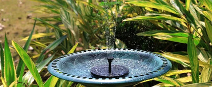 1W/1.5W/2.5W Outdoor Solar Fountain Suitable for Garden Pond Solar Fountain Pump Kit with 6 Nozzles for Garden Decoration
