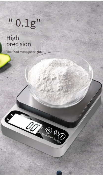 Kitchen Electronic Scale High Precision Household Baking Gram Scale Accurate Small Electronic Scale Food Scale Small Gram Scale