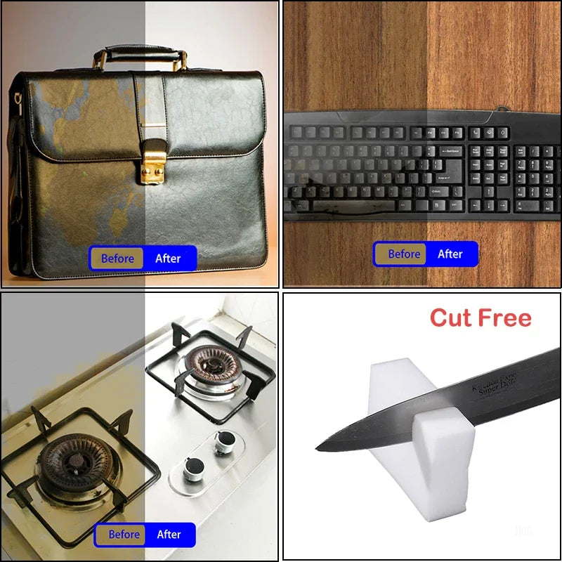 Magic Sponge Eraser White Melamine Sponges Cleaner Sponge Eraser for Kitchen Cleaning Tools Office Kitchen Bath Cleaning Sponges