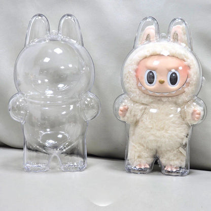 LABUBU Have A Seat Transparent Case Labubu Plastic Case Backpack Charms