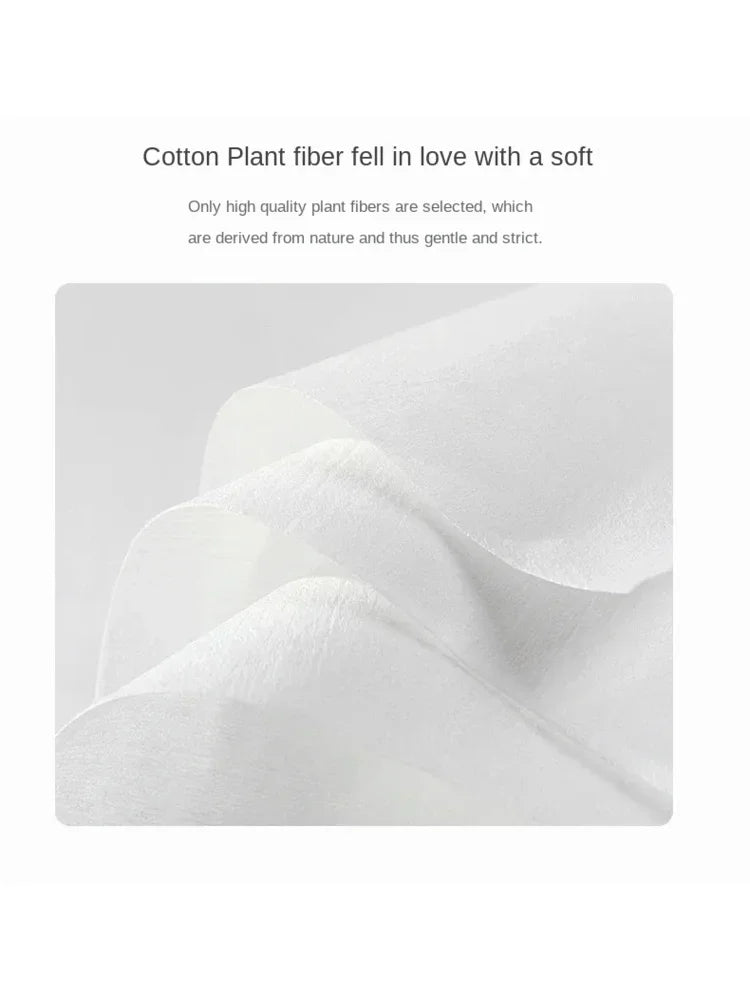 Disposable makeup cotton Soft makeup remover cotton Facial wet wipes Cleaning cotton, toner Cleansing paper Makeup cotton