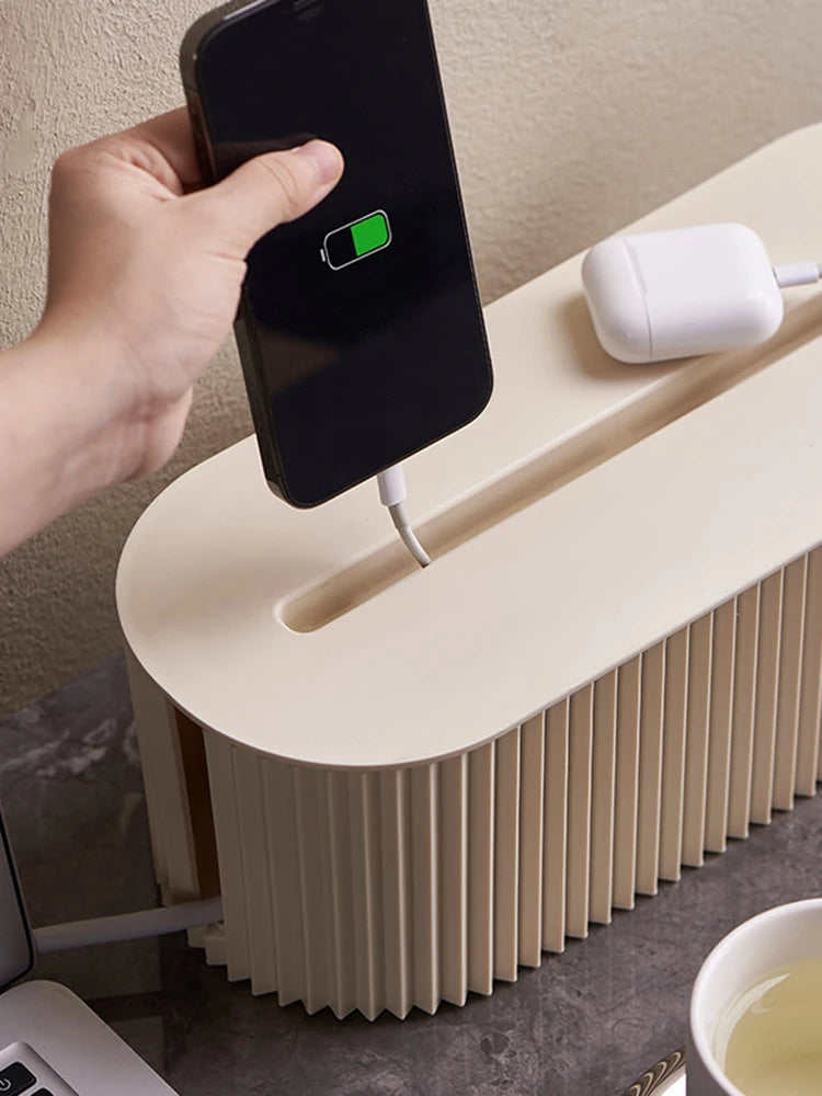 Household Socket Board Organizer Box, Multi-Functional Cable Management Box, Data Cable, Multi-Purpose Organizer And Finishing