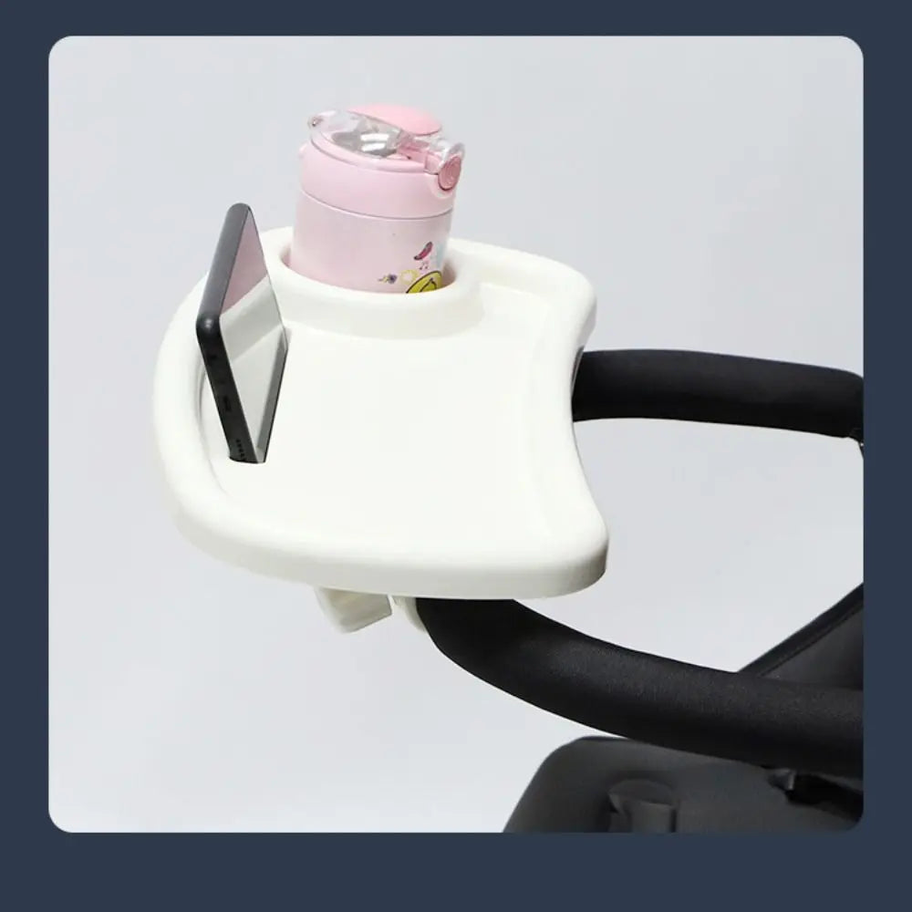 Snack Tray Baby Stroller Dinner Table Tray Milk Bottle Cup Holder Baby Stroller Dinner Table Cart Pram Snack Tray