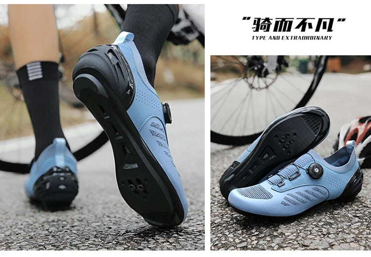 2024 Breathable Cycling Shoes Women's Mountain Bike Sneakers Road Bike Sneakers Men's Mountain Bike Sneakers
