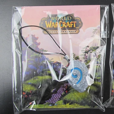 Hearthstone Keychain Game WOW Key rings Lovers Pendants 2 colors for gifts