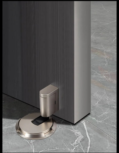 No-punch Door Suction Windproof Ground Suction Anti-collision Door Stopper Household Door Stopper Door-impact Fixed Door Stopper