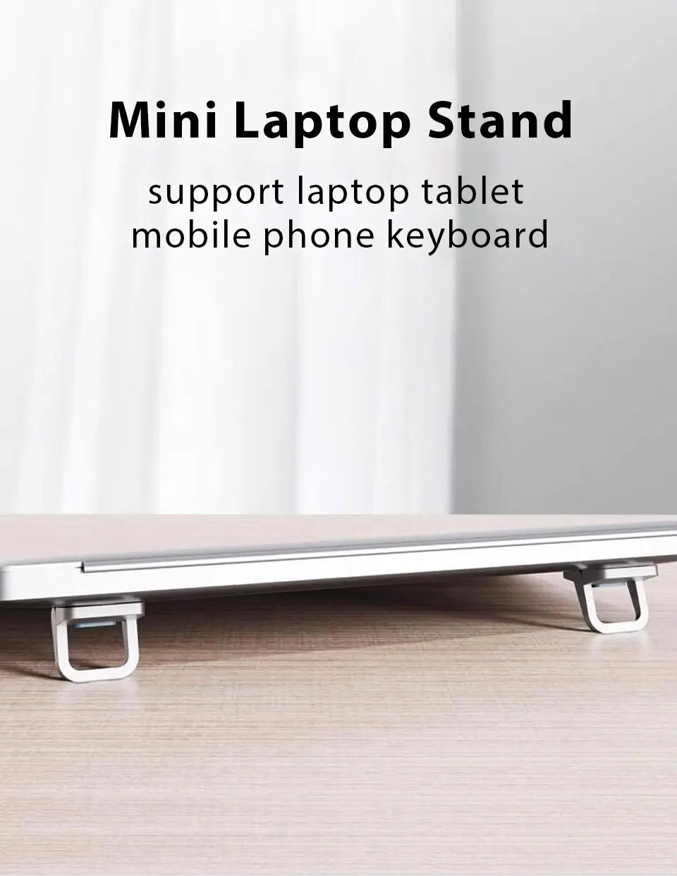 Laptop Stands Bracket 2 Adjustable Angles Foldable Portable Bracket  Computer Keyboard Heat Dissipation Holder Legs Accessories