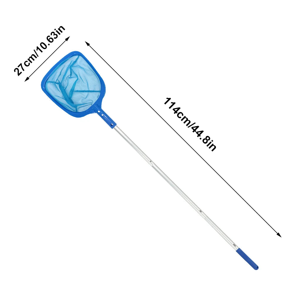 Leaf Skimmer Net Professional Pool Cleaning Net Multi-function Portable Practical Durable Lightweight Swimming Pool Accessories