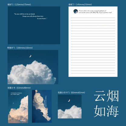 Stationary Paper and Envelopes Set Stationary Set for Women Girls and Men Boys Cute Stationary Writing Stationery Paper