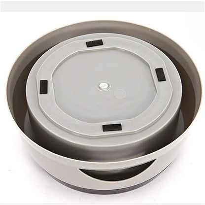 Pet Dog Bowls Floating Not Wetting Mouth Cat Bowl No Spill Drinking Water Feeder Plastic Portable Dog Bowl Outdoors Accessories