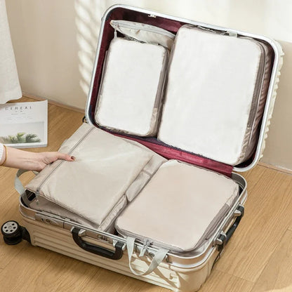 Portable Travel Compression Packing Cubes Bag Suitcase Clothes Handbag Travel Bag drawers for clothes folding bag hand big bags