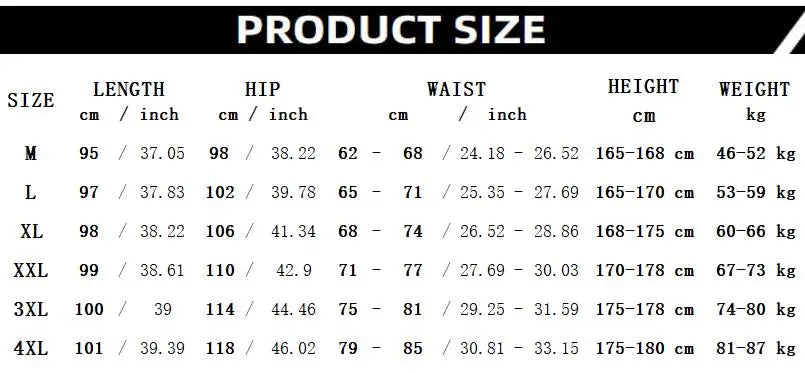 2025 Men Pants Streetwear Sweatpants Joggers Hip Hop Loose Harajuku Trousers