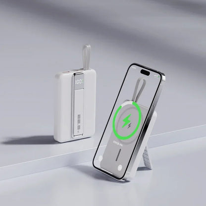 Magnetic Wireless Power Bank 10000mAh Portable PD 20W 3 in 1 Fast Charging External Battery for iPhone 15 14 13 Tel Accessories