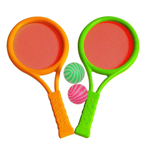 Badminton Tennis Rackets Balls Set Children Kids Outdoor Sports Parent-Child Sports Educational Sports Game Toys for Children