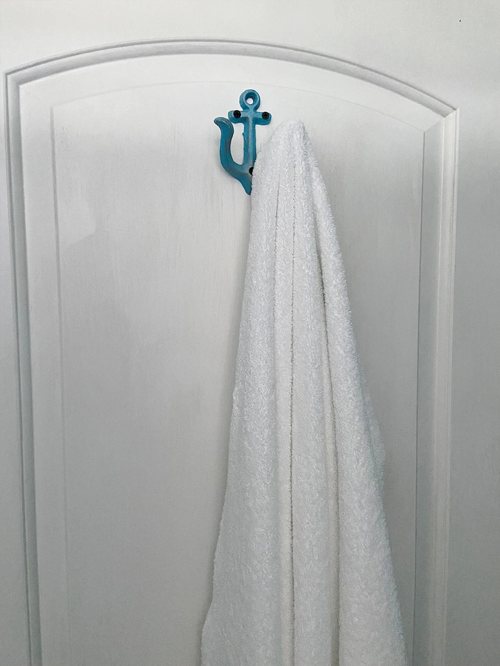 Cast Iron Nautical Anchor Wall Hooks Coastal Theme Decorative Hooks Towel Hanger Jacket Holder Unique Key Hooks Backpack Racks