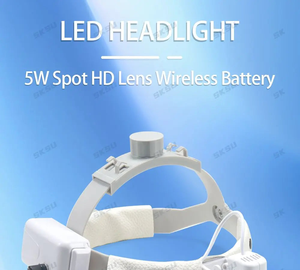 ENT Dental Headlight 5W LED Lamp For Dental Loupes Surgical Loupes Surgery Light Lamp For Dentist Medical Light Dentistry