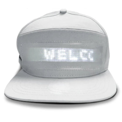 Luminous LED Cap DIY Message And Picture Bluetooth Control Fashion Apparel Accessories LED Decor Glowing Baseball Cap