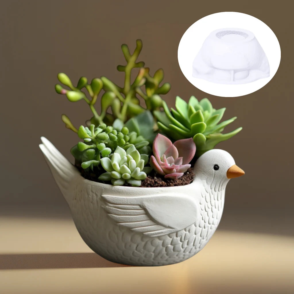 Church relief succulent plant flowerpot resin silicone mold house church storage box mold tower church cross relief gypsum molds