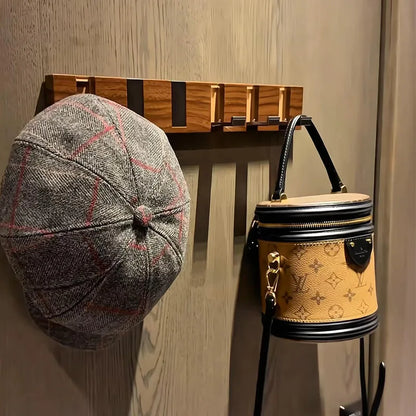 1Pc Row of Hooks, No Punching, Strong Load-bearing Door, Rear Hanger, Hat Rack, Used for Bedroom Door, Bathroom, Kitchen